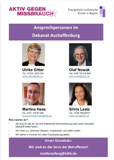 Ansprechpersonen Dekanat